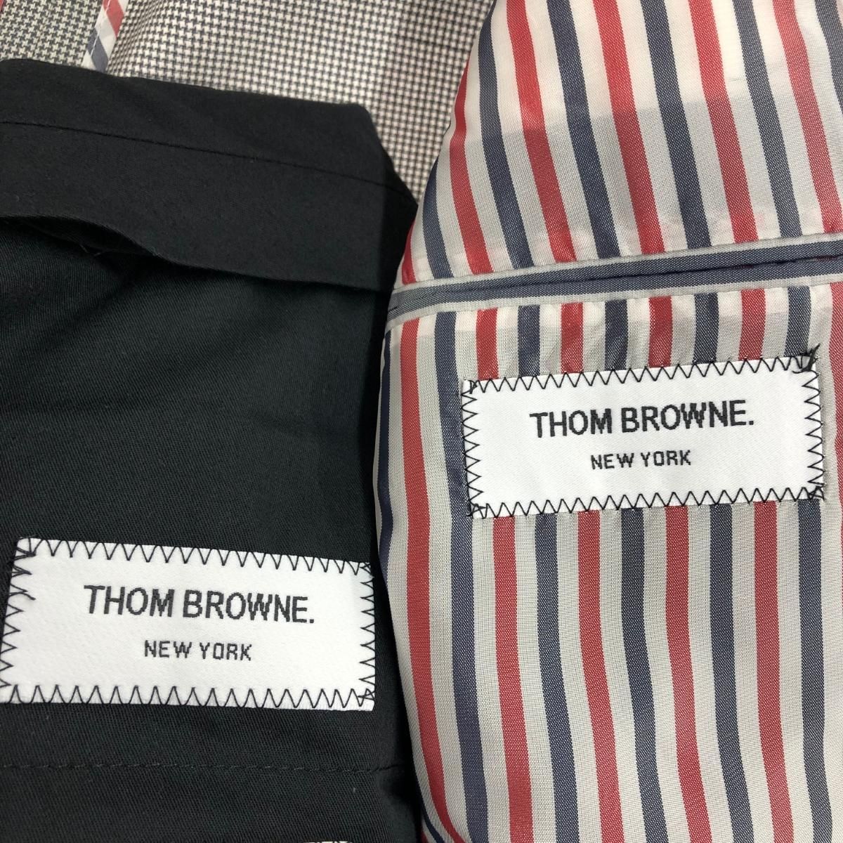 良好 THOM BROWNE トムブラウン グレンチェック 3Bスーツ 良好 THOM BROWNE トムブラウン グレンチェック 3Bスーツ