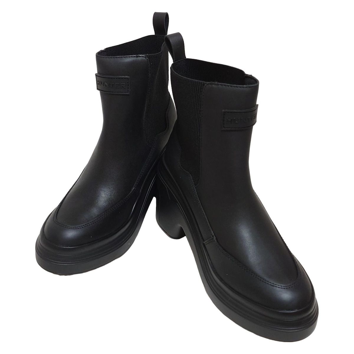 HUNTER(ハンター) ショートブーツ US7 レディース美品 - 黒