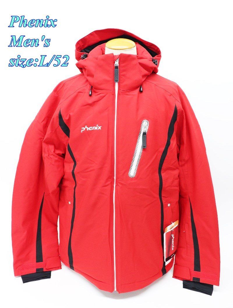 phenix - Phenix フェニックス メンズ スキージャケット L/52 レッド EPMD1030 スポーツ トップス R2507-209 Phenix フェニックス メンズ スキージャケット L/52 レッド