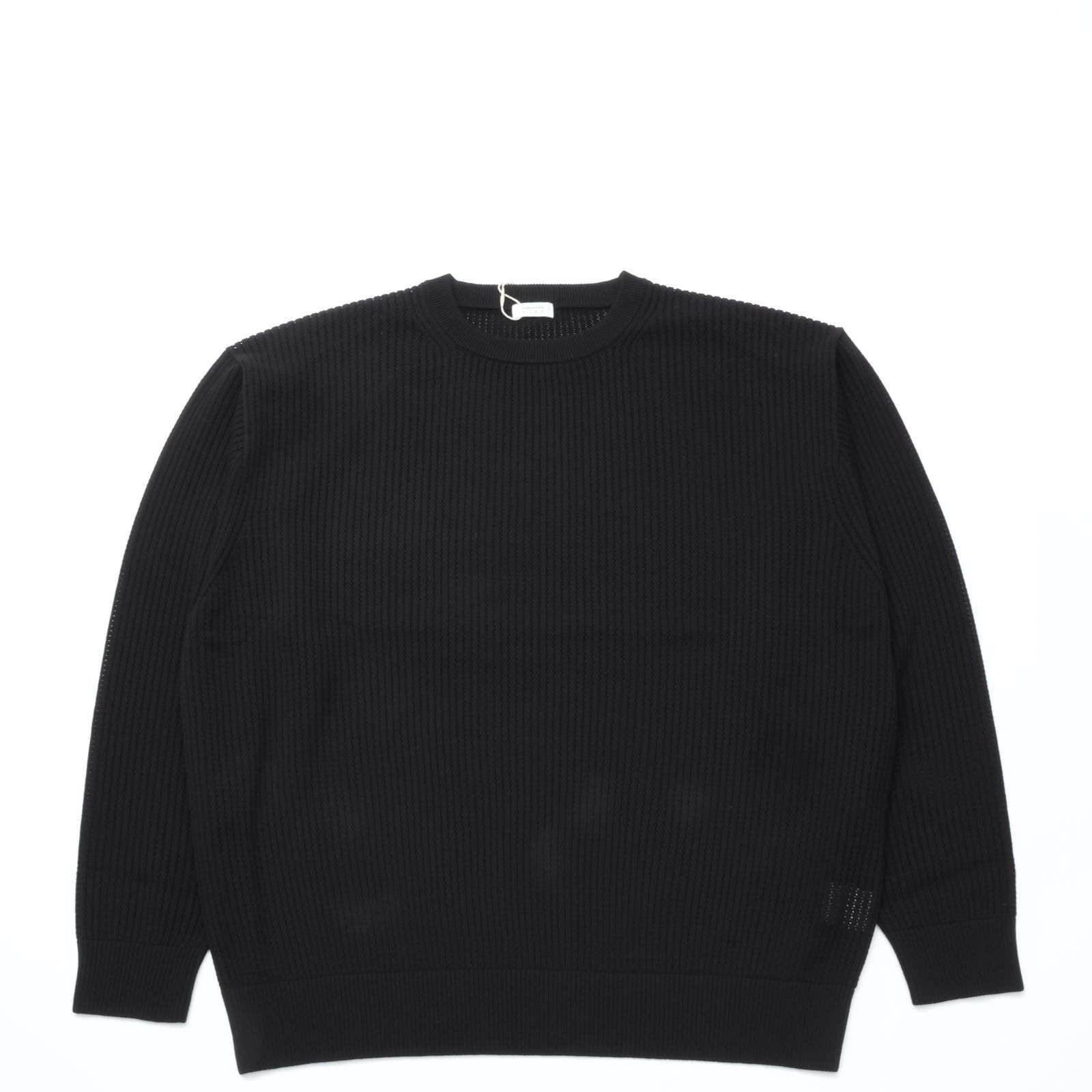 crepuscule クレプスキュール Stripe Mesh P/O BLACK ストライプ 