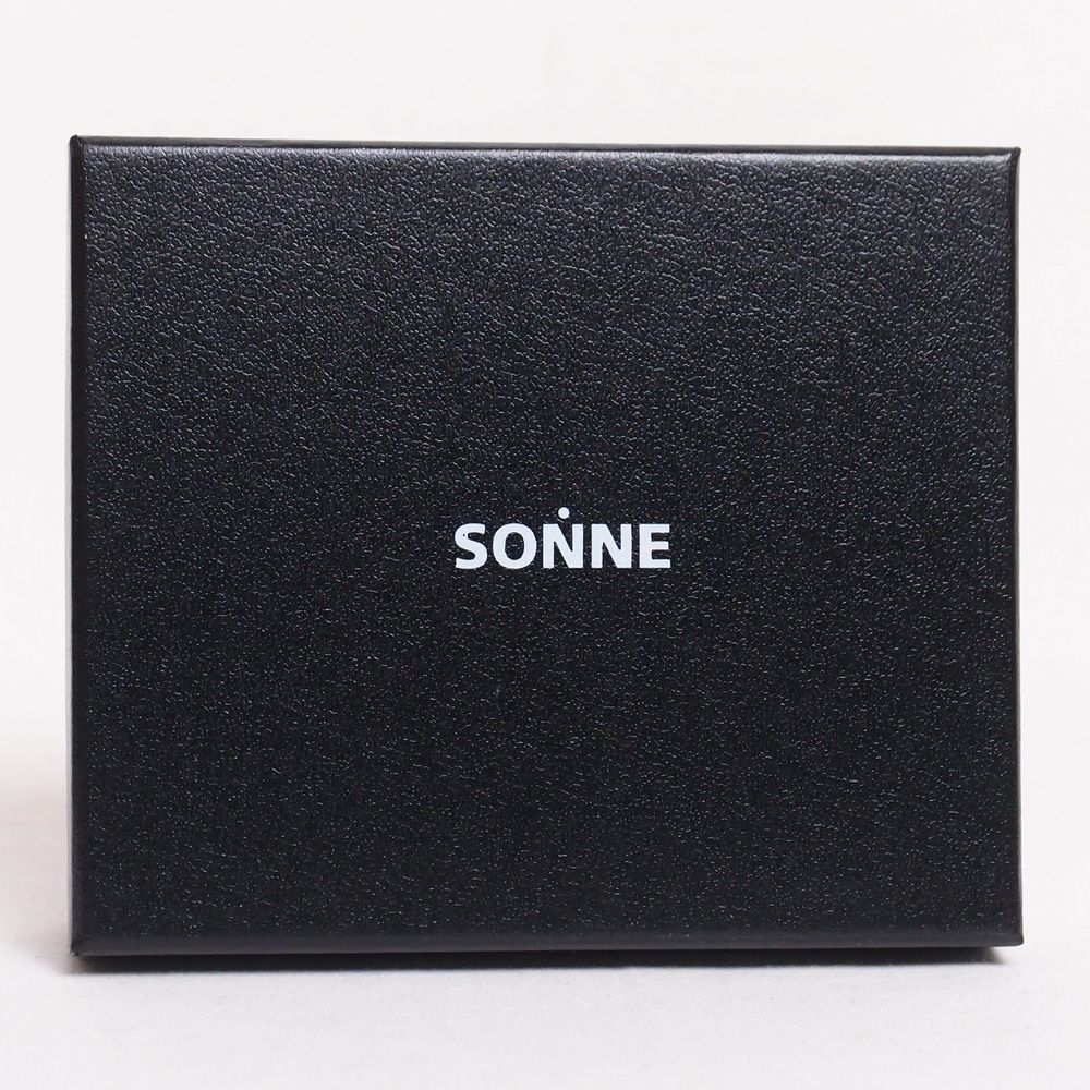新品 SONNE 財布 ソフター レザーコンパクトウォレット ブラック SONNE 財布 ソフター レザーコンパクトウォレット - メルカリ