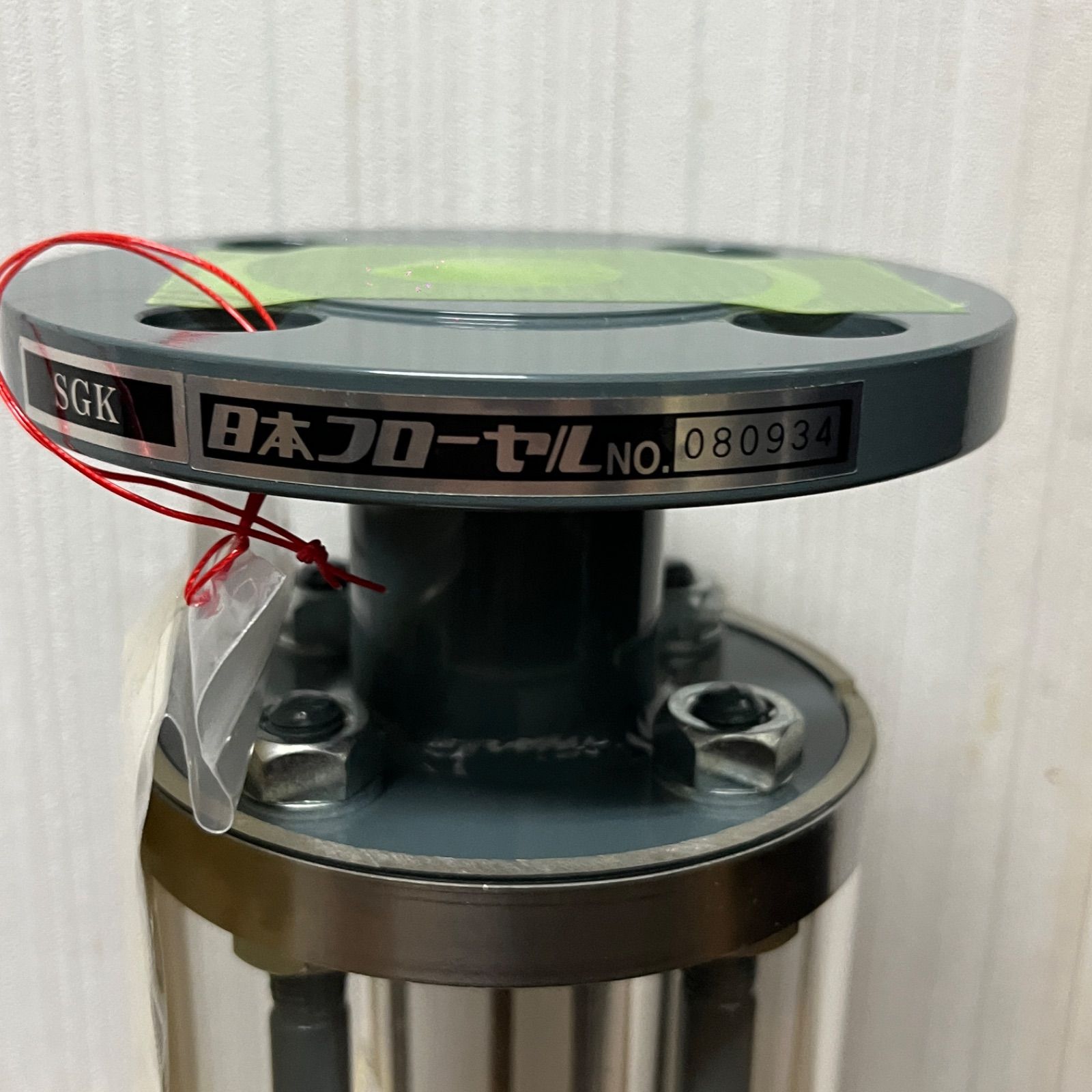 面積流量計 フローター SGK 日本フローセ 080934 L117699 1.25kg ㎥ N2 0.5MPa 20℃