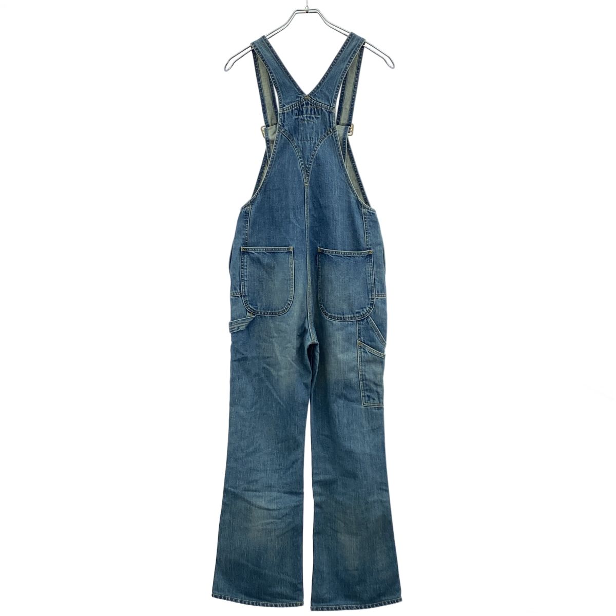 MADISON BLUE マディソンブルー 21SS BIBALL FLARE PT デニムオーバーオール MB211-4006 インディゴ 01
