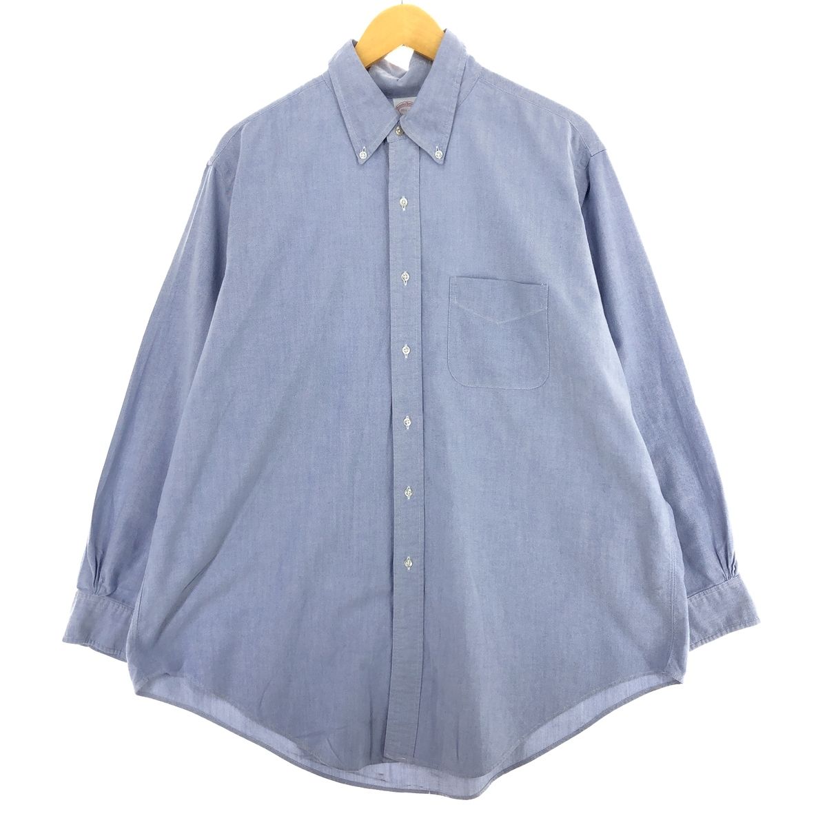 古着 ブルックスブラザーズ Brooks Brothers MAKERS 長袖 ボタンダウンシャツ USA製 メンズXL/eaa457139