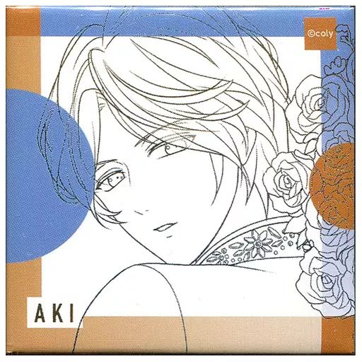 中古】バッジ・ピンズ(キャラクター) 神楽亜貴 ADDICTION ： 正方形缶