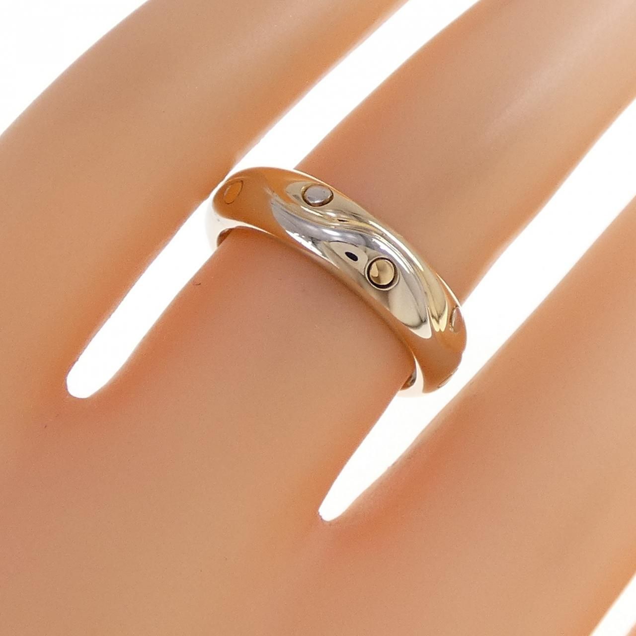 ブルガリ 750YG/750WG リング BVLGARI - ブルガリ BVLGARI リング  