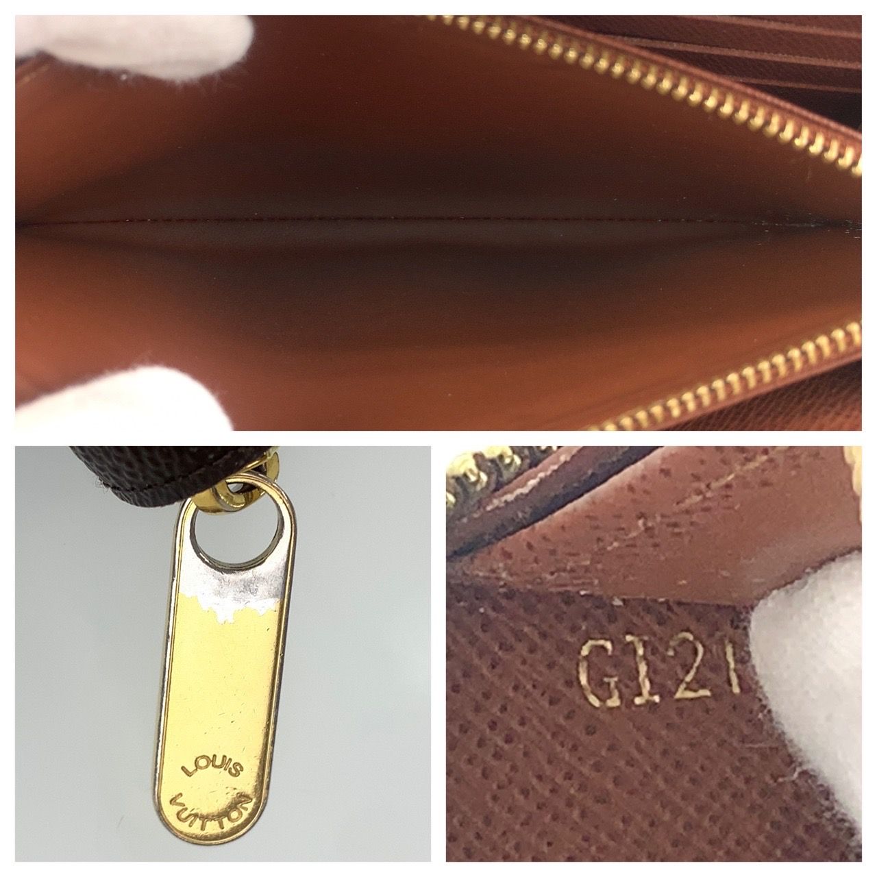 LOUIS VUITTON ジッピー ウォレット モノグラム ブラウン　美品 LOUIS VUITTON ルイヴィトン モノグラム ジッピーウォレット