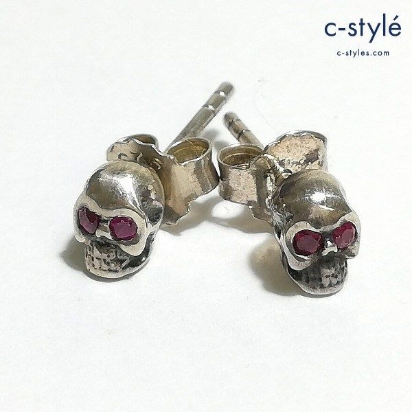 新品/定価2.8万円】ROYAL ORDER ロイヤルオーダー SKULL STUD