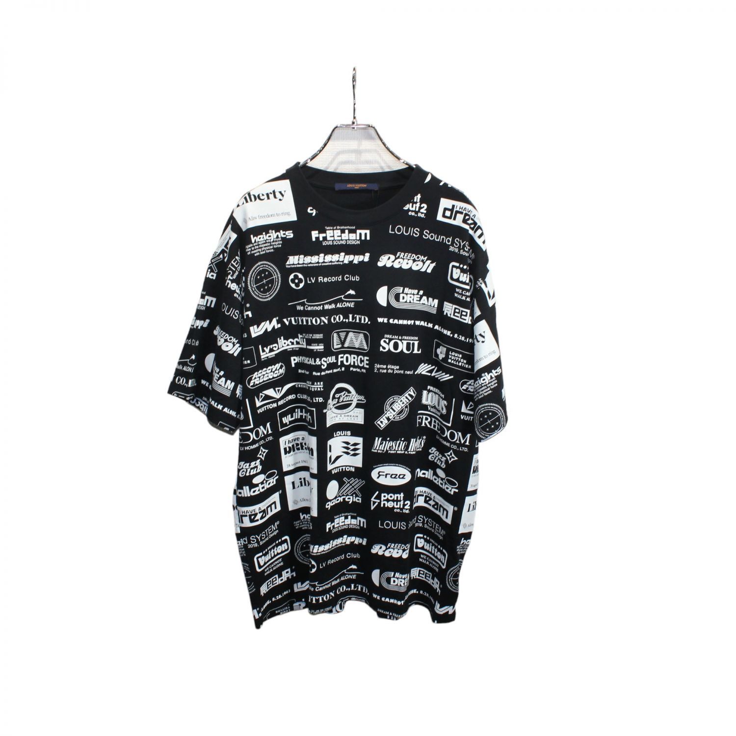 中古】LOUIS VUITTON ルイヴィトン 19AW オールオーバーロゴプリンテッド Tシャツ 016 - メルカリ