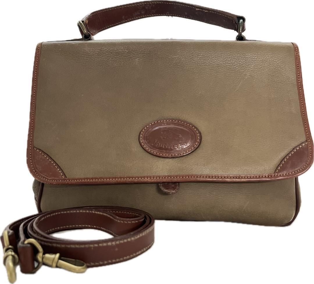 BURBERRY バーバリー ショルダーバッグ レザー メッセンジャー