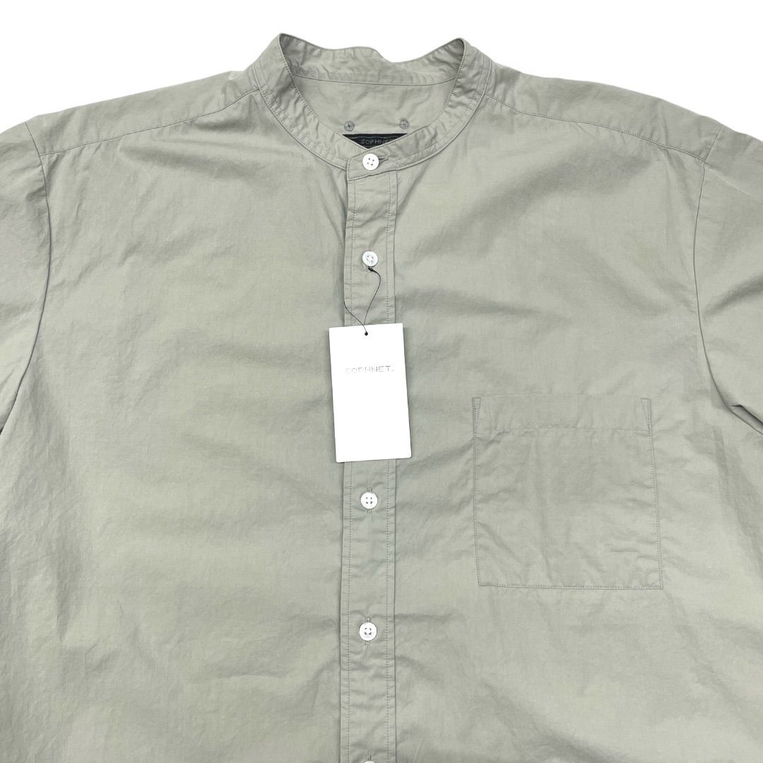 新品 未使用 タグ付き SOPHNET. ソフネット バギーバンドカラーシャツ 