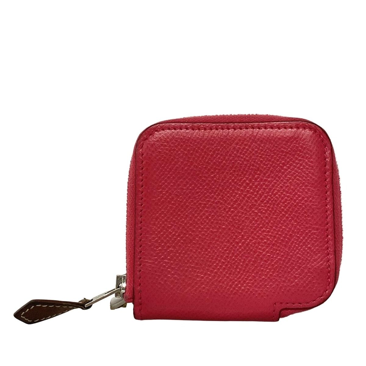 HERMES エルメス コインケース アザップコンパクトミニシルクイン ローズエクストリーム ラウンドファスナー