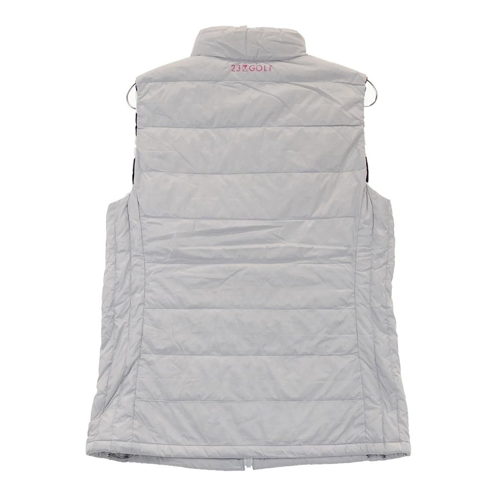 サイズ 3 23区GOLF ニジュウサンクゴルフ ダウンベスト グレー系 240101465929 ゴルフウェア レディース ストスト