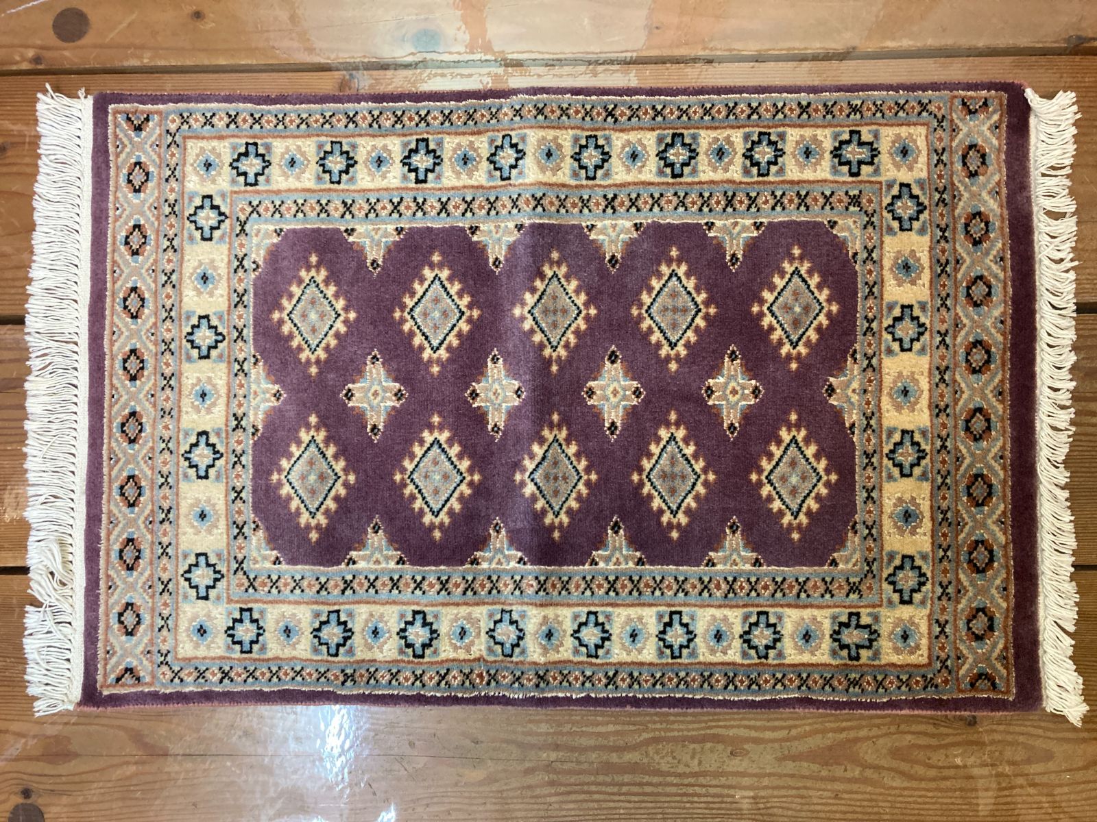 超貴重 激レア店舗倉庫保管品 山形緞通 オリエンタルカーペット 4.5帖