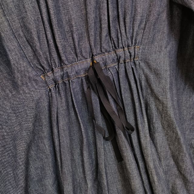 Cotton House Aya タック ワンピース コート EZMN77409GM コットン