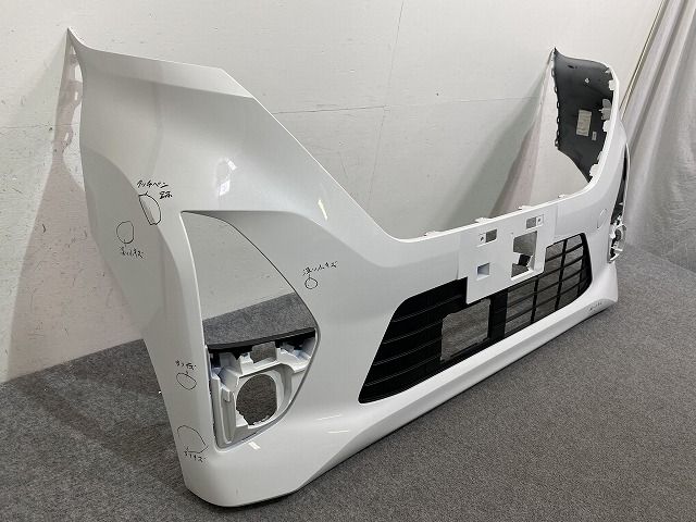 ルークス ハイウェイスター B44A B45A B47A B48A 純正 前期 フロント バンパー 62025 7NG-0 ホワイトパール QBB 日産 144360