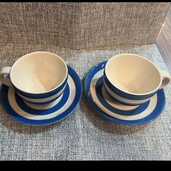 【新品・未使用】2個セット コーニッシュウェア　ボウル CornishWare UK直輸入】日本未発売！コーニッシュウェア カップ＆ソーサー