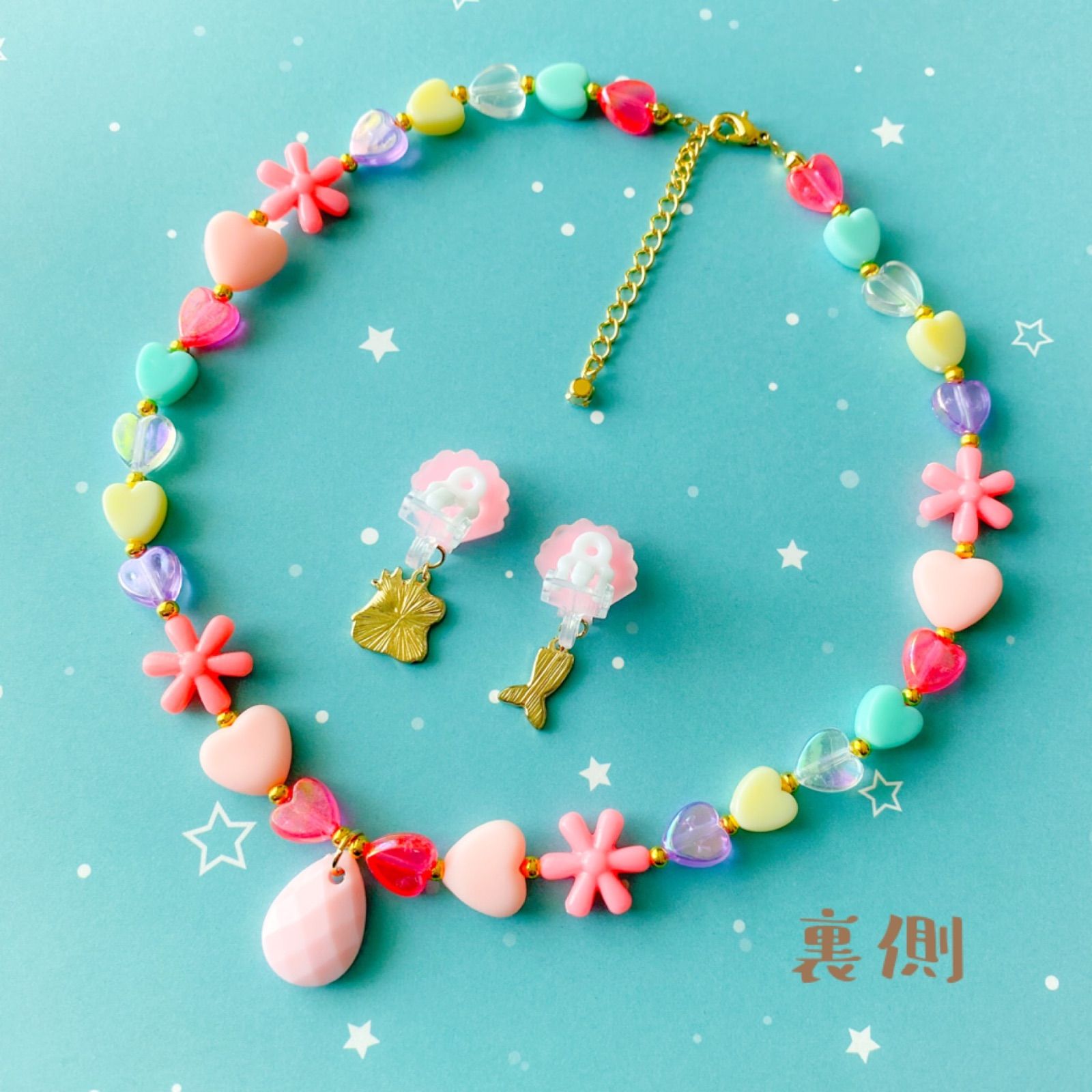 再販＊little princess＊ mermaid - colorful キッズアクセサリー