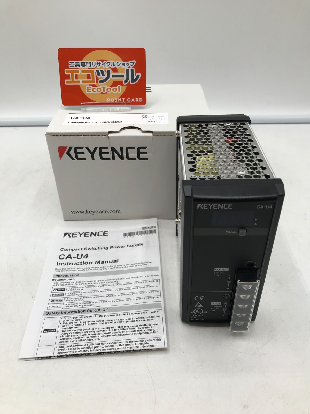 未使用】KEYENCE/キーエンス 超小型スイッチング電源 CA-U4 [IT0P046TD0VK][エコツール岡崎岩津店] - メルカリ