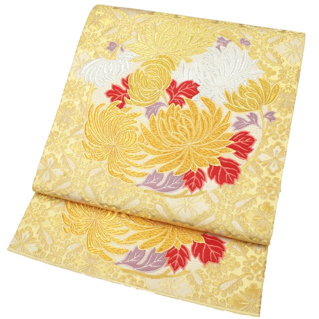 中古】 すごい値！ 袋帯 リサイクル フォーマル 京都 西陣 正絹 全通