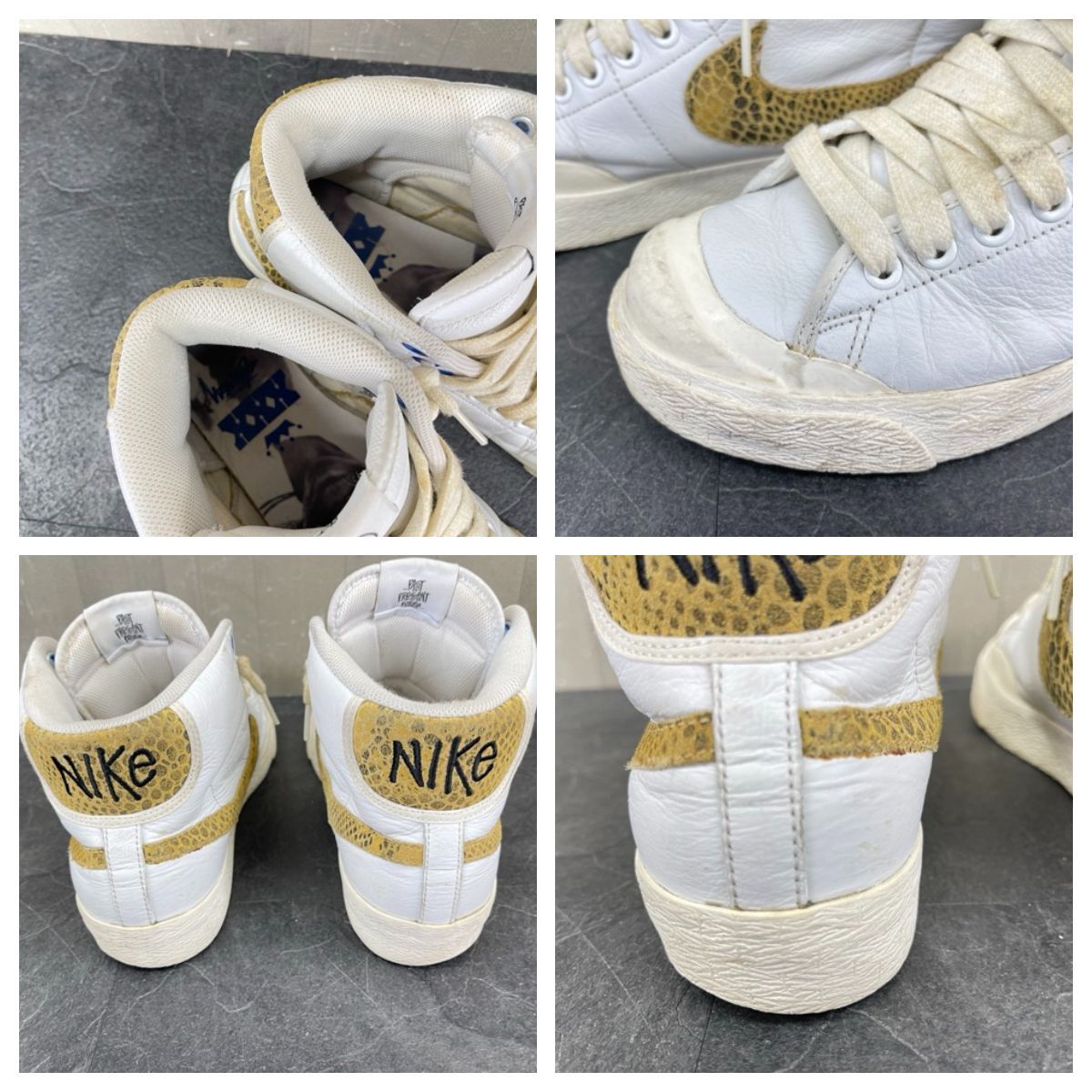 未使用保管品と中古品 NIKE ナイキ ステューシー STUSSY 30周年 コラボ 