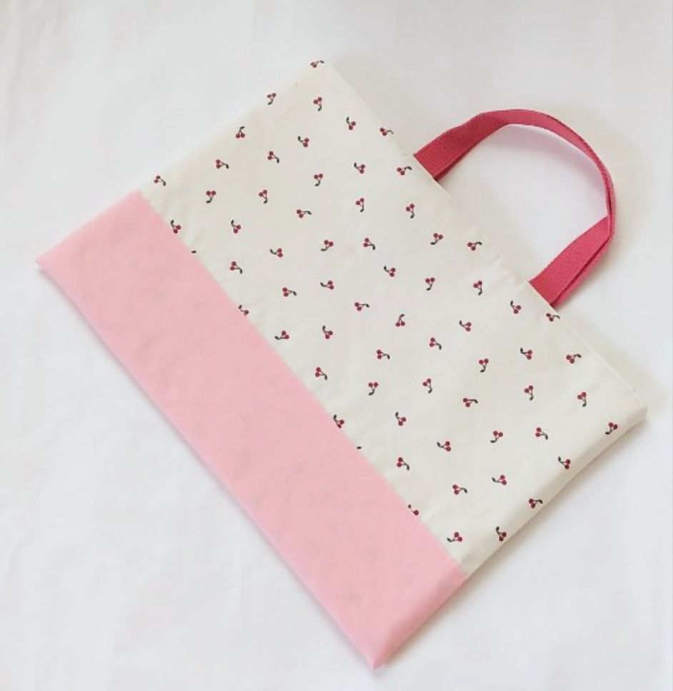 さくらんぼ🍒レッスンバッグ キルティング - メルカリ