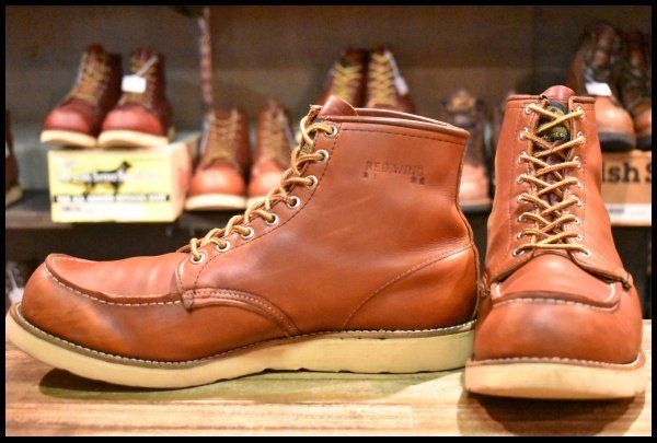 11.5C 良品 旧半円犬タグ 92年11月刻印】レッドウィング 875 アイ