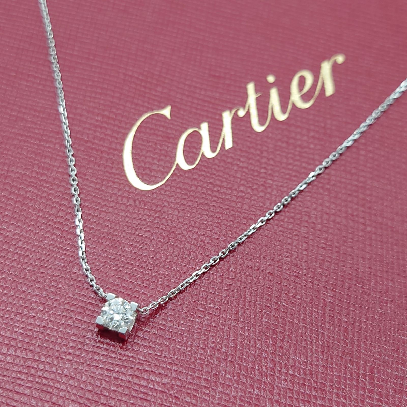 カルティエ Cartier Cドゥ C2 ダイヤモンドネックレス アクセサリー シンプル きれいめ フォーマル シルバー K18WG ホワイトゴールド  金 ダイヤモンド 約0.25ct レディース 【中古 AB品】 当店通常価格299800円 - メルカリ