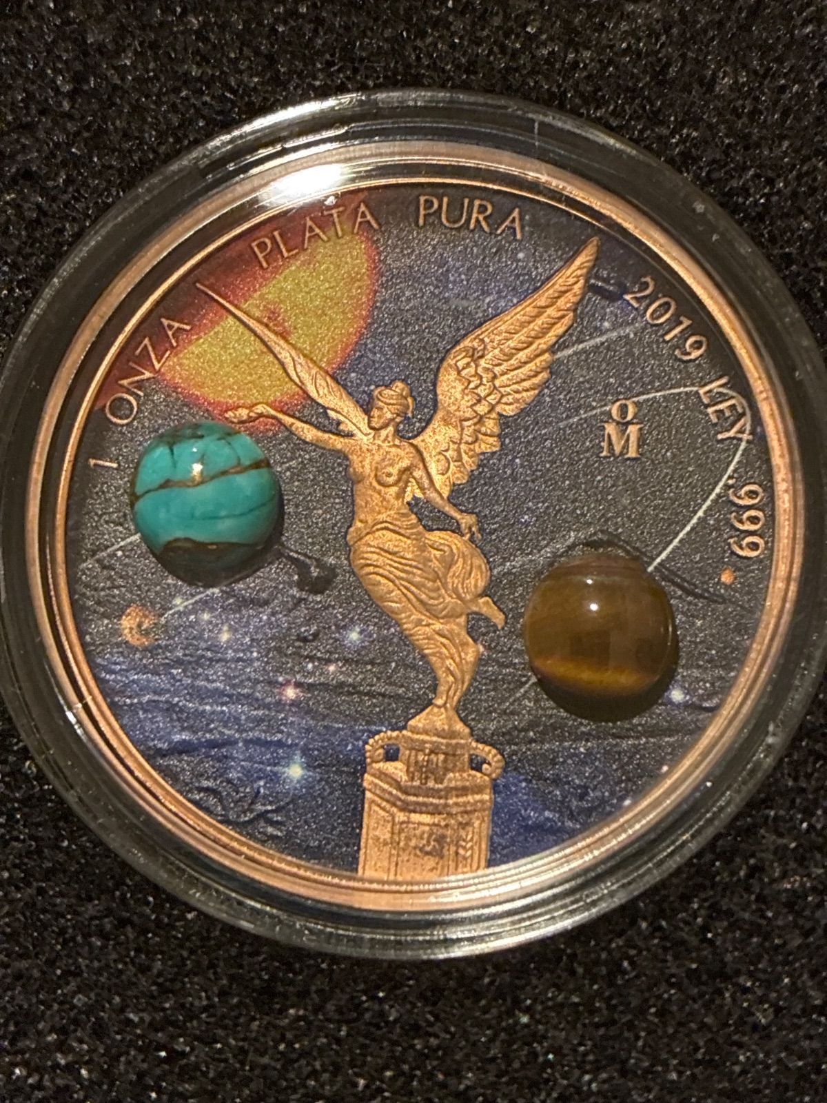 入手困難 500枚メキシコ 2019 リベルタード 銀貨 天文学 アストロノミー