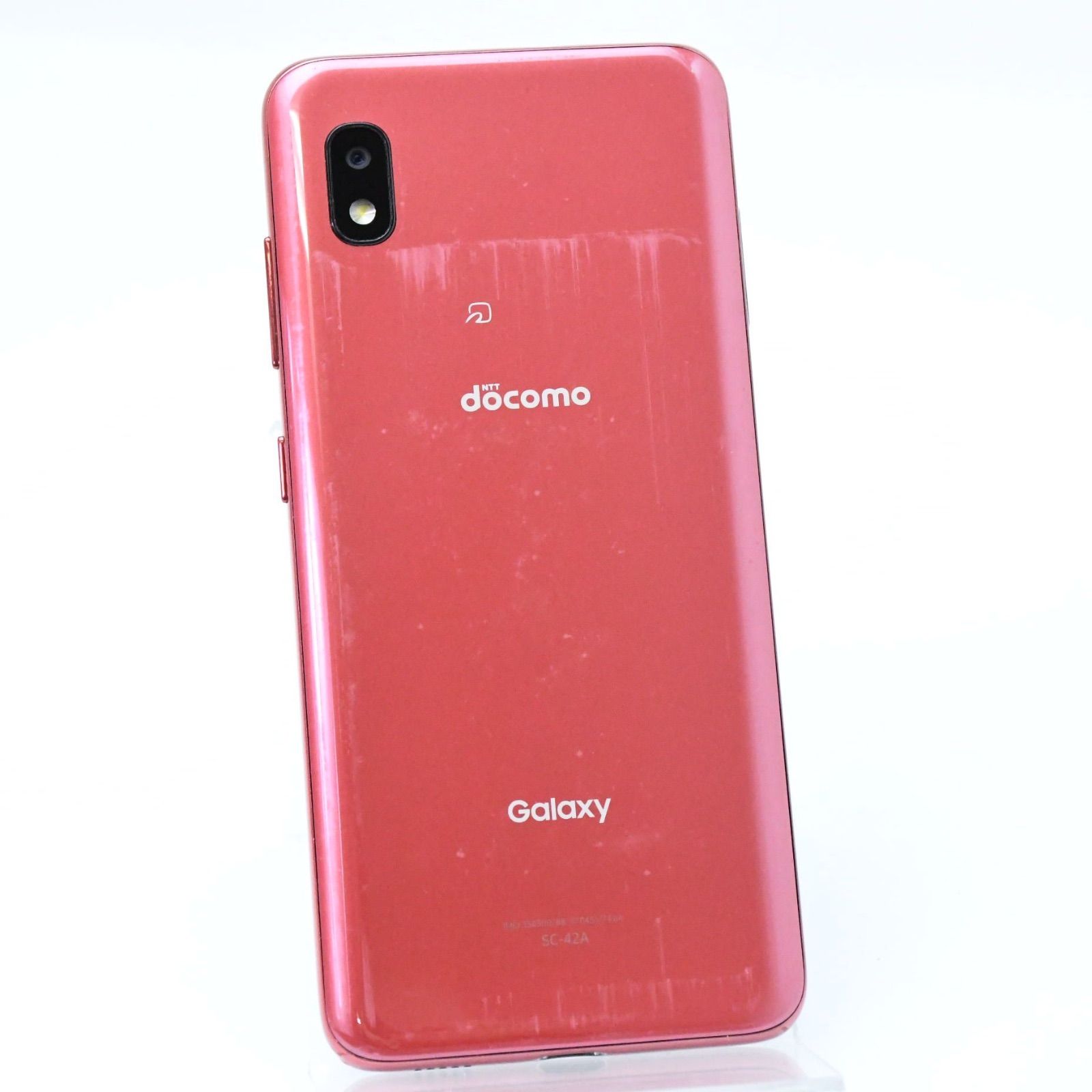 【美品】SIM解除済 docomo Galaxy A21 SC42-Aレッド 中古】SAMSUNG docomo 【SIMロック解除済み】 Galaxy A21 レッド