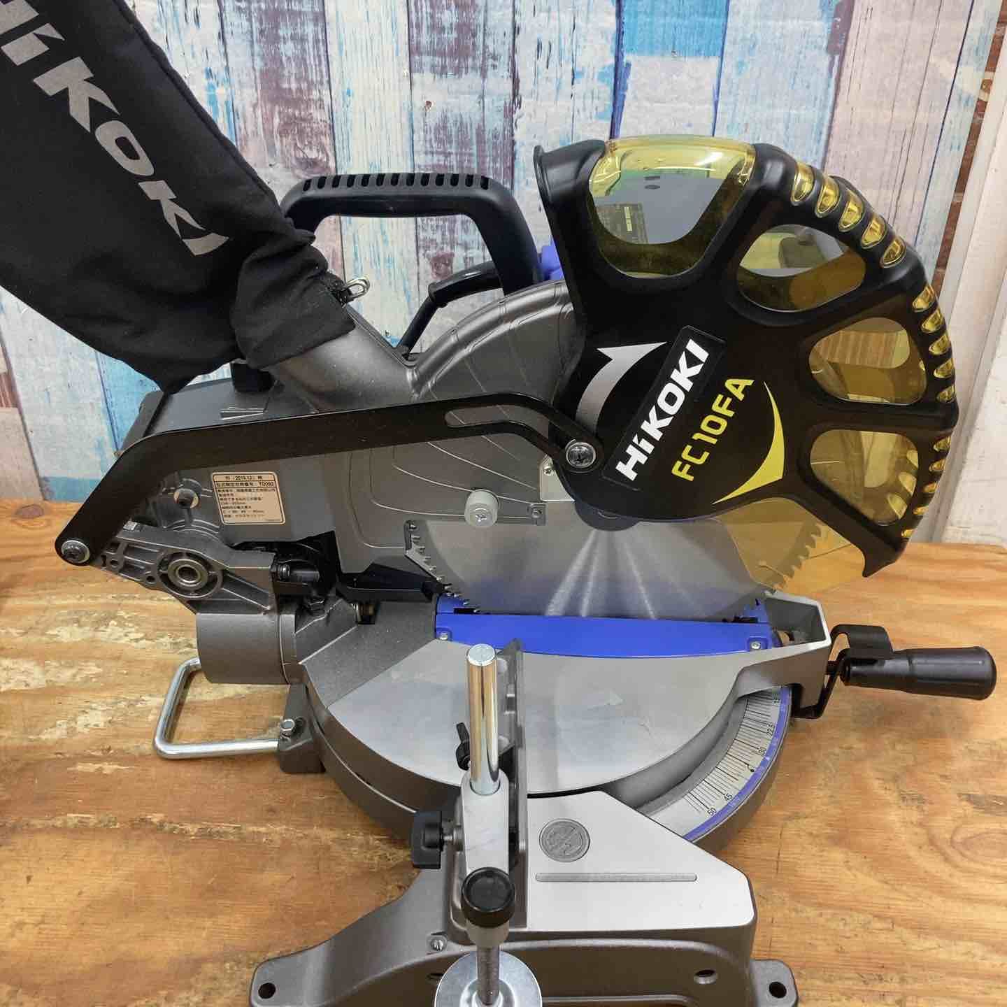 美品】◇ハイコーキ(HIKOKI ※旧:日立工機) 卓上丸のこ FC10FA 255mm 