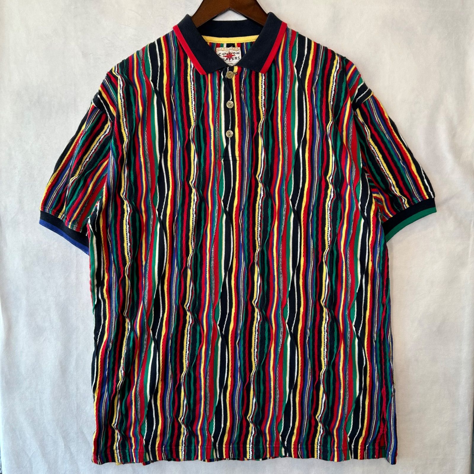 A3287 COTTON TRADERS SPORT クージー風 半袖ニットポロシャツ 