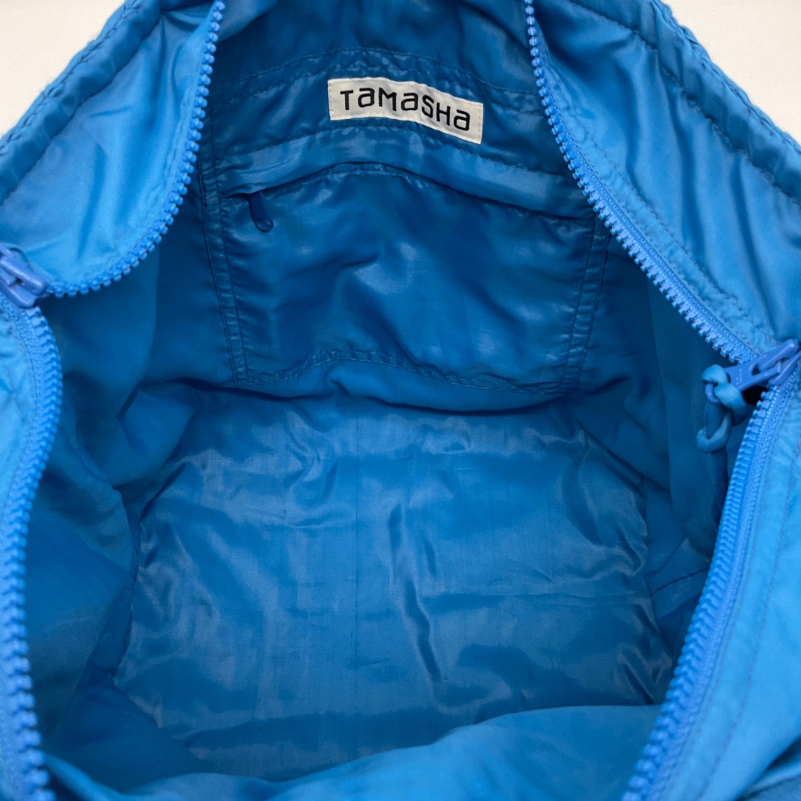 ISSEY MIYAKE イッセイミヤケ HaaT TaMaSHa トートバッグ ブルー 青 