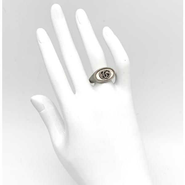 GUCCI ロゴダブルG シルバーリング 20号 GUCCI グッチ ダブルG シルバーリング 指輪 20号 DOUBLE G RING
