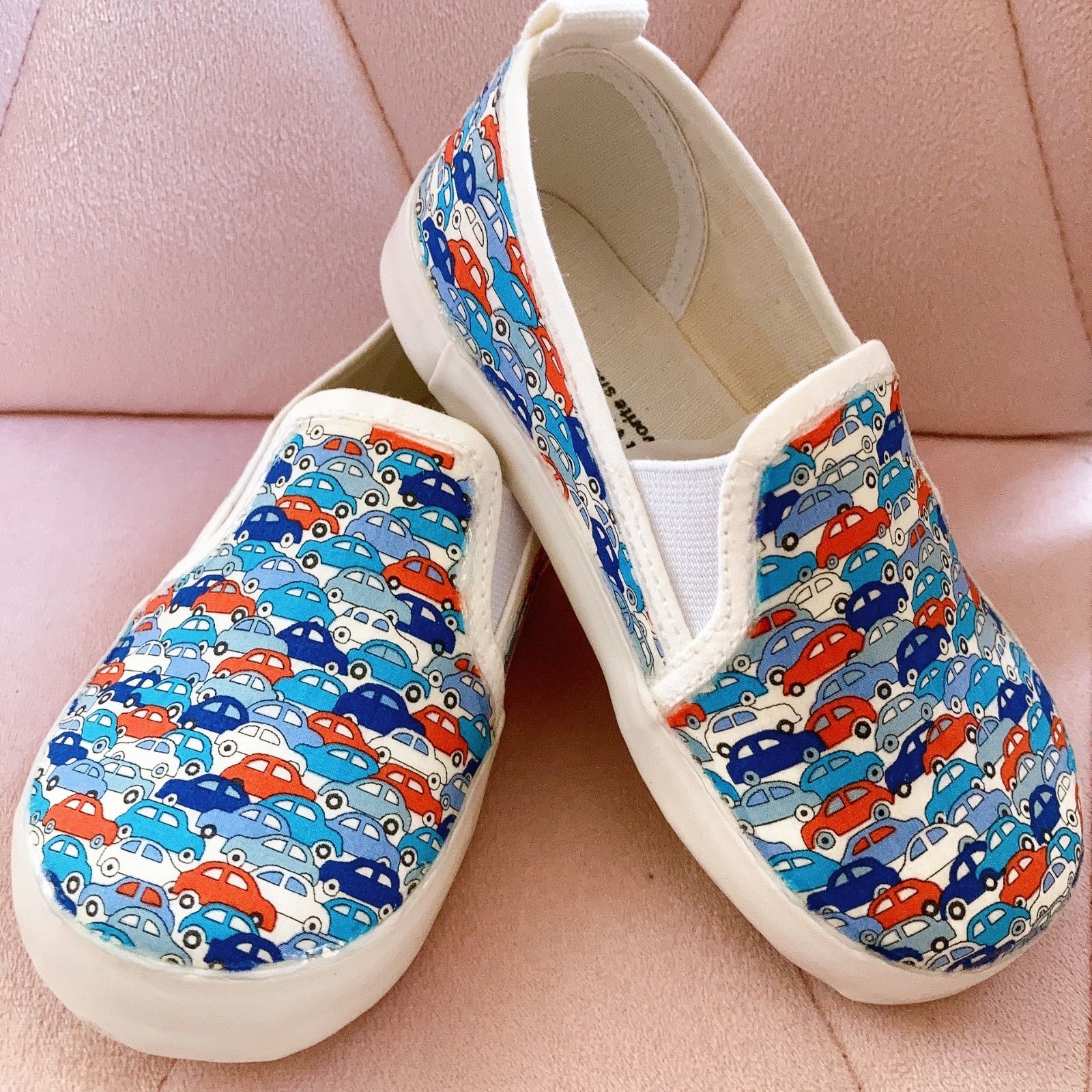 リバティ生地使用 スリッポン 上履き 外履き