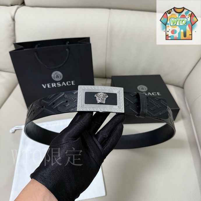 今日特価】Versace MEDUSA ヘッドレザーメンズベルト-1 - メルカリ