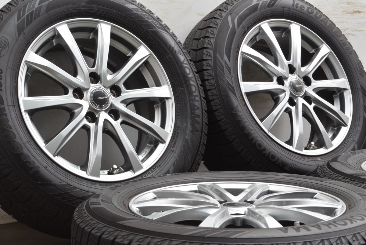 215 60 17 トヨタ純正アルミ グッドイヤー バリ溝2022年 バリ溝 美品