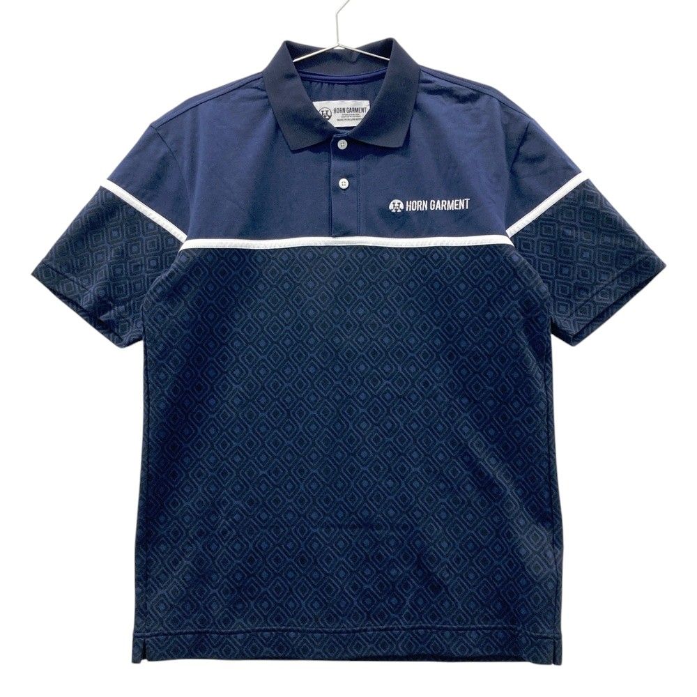 サイズ 46 HORN GMT ホーン ガーメント HCM-3A-AP03 半袖ポロシャツ ネイビー系 240101531235 ゴルフウェア メンズ ストスト