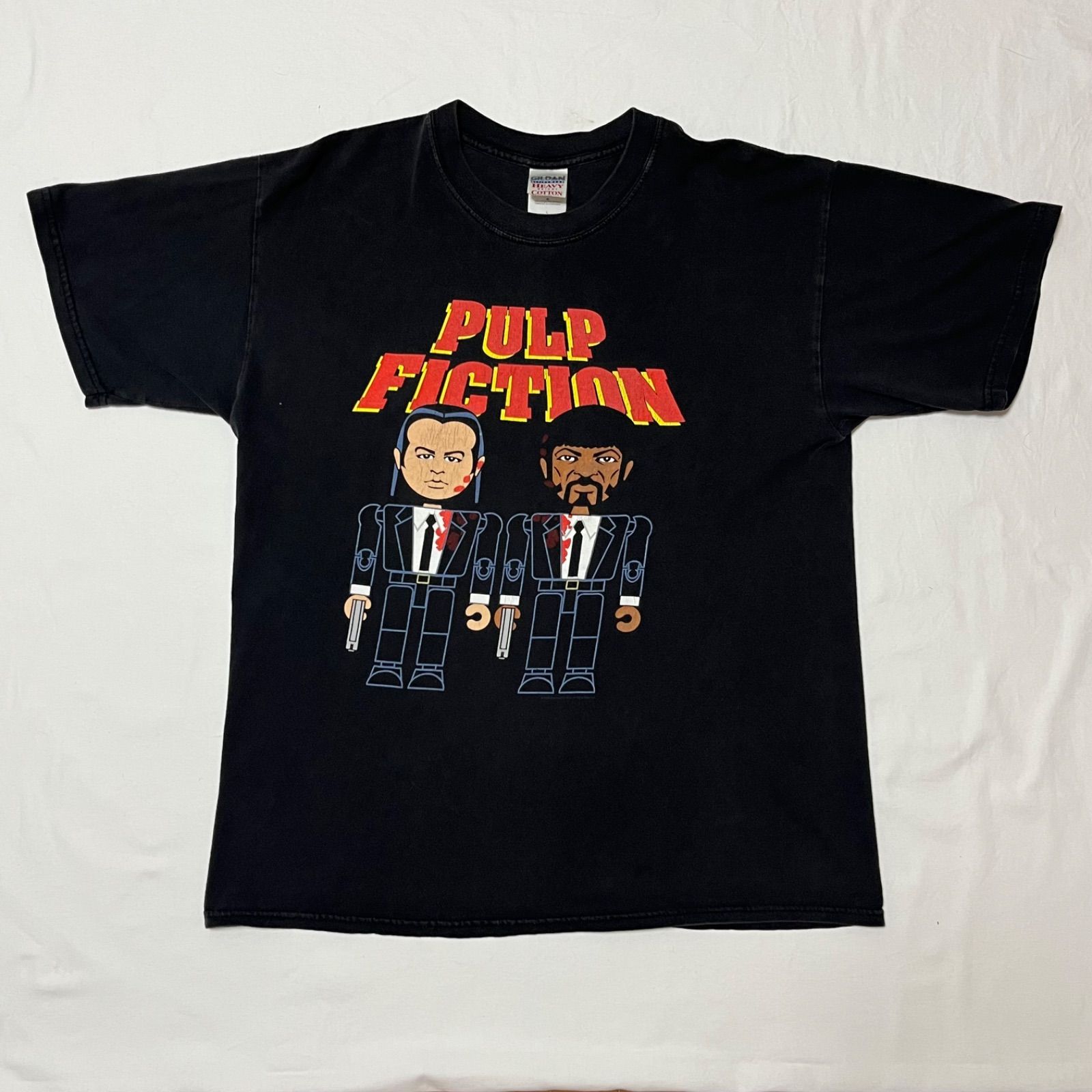00s Pulp Fiction Lego T-shirt パルプフィクション レゴ パロディ 