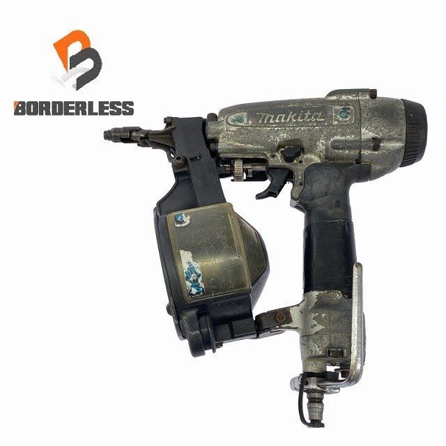 品 makita マキタ 50mm 常圧|一般圧 エア釘打機 AN504 ケース付 エア釘打ち機 コイルネイラ ロール釘打機 ロール釘打ち機