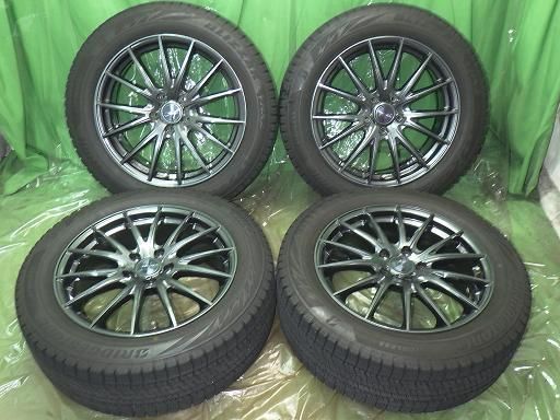 BRIDGESTONE スタッドレス weds VELVA 18インチ ブリヂストン ブリザックVRX2