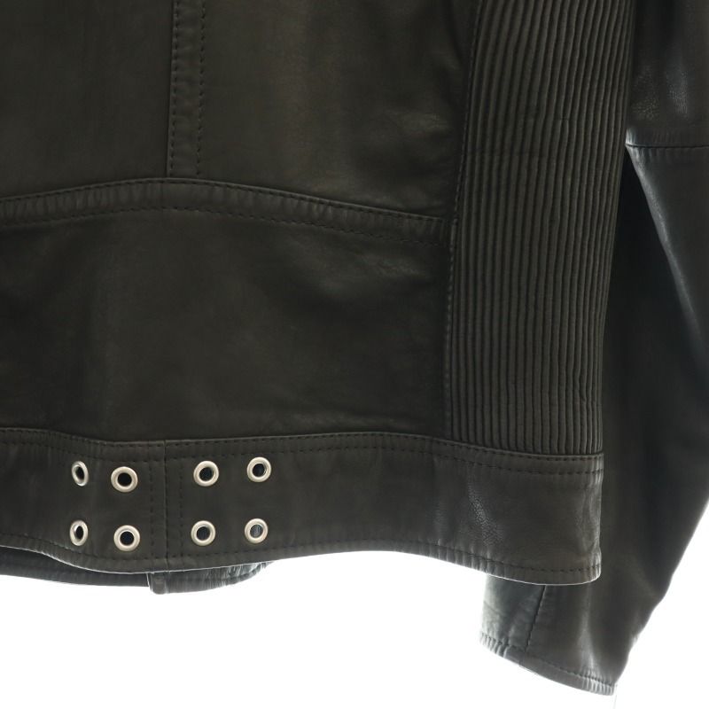 ディーゼル DIESEL レザーダブルライダースジャケット ジップ