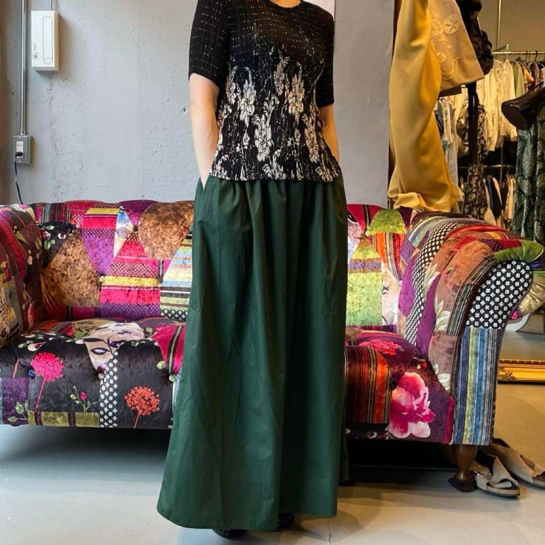 《美品》BEARDSLEY ダブルクロスマルコート ノーカラー ブラック F 送無ANGLOBAL SHOPアングローバルショップ * 素敵♪大人のウールタック