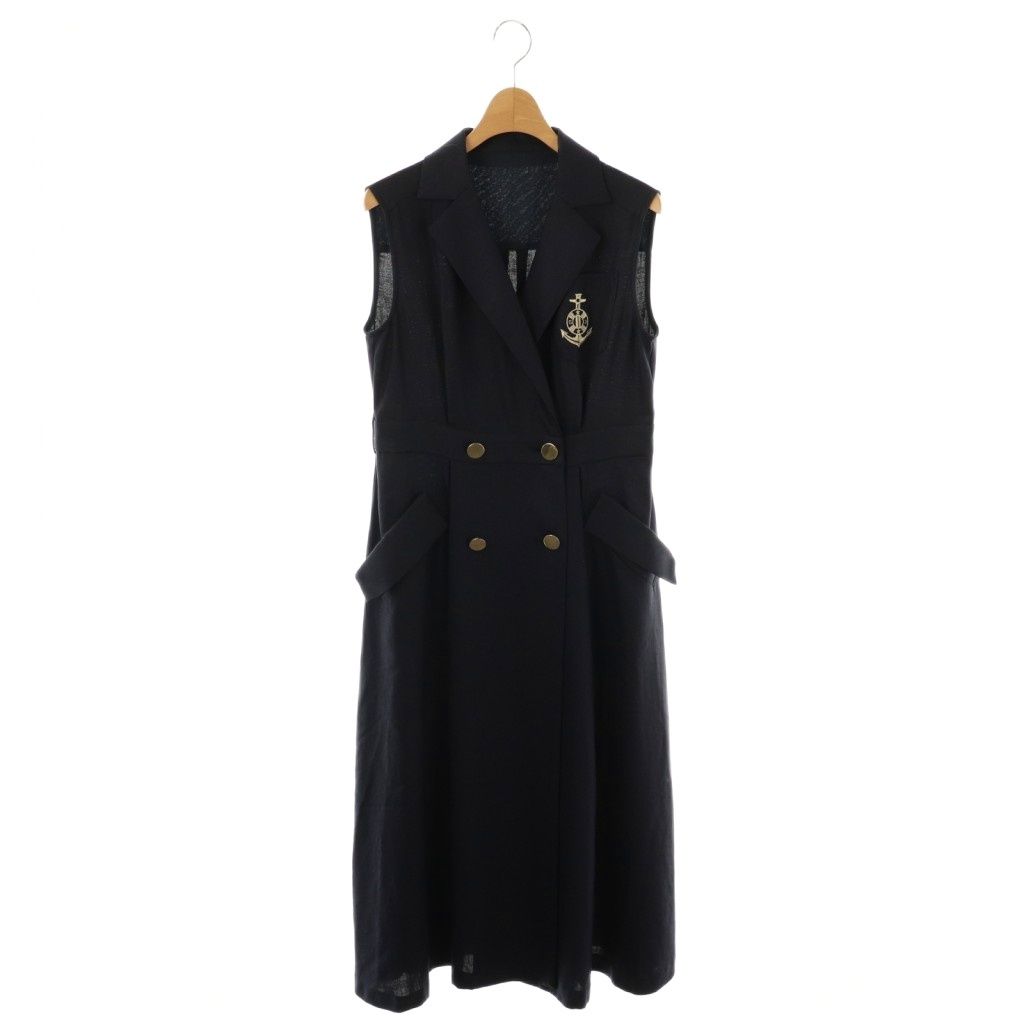 グレースクラス GRACE Class 23AW マリンジレドレス ワンピース ロング S ネイビー |DF OS