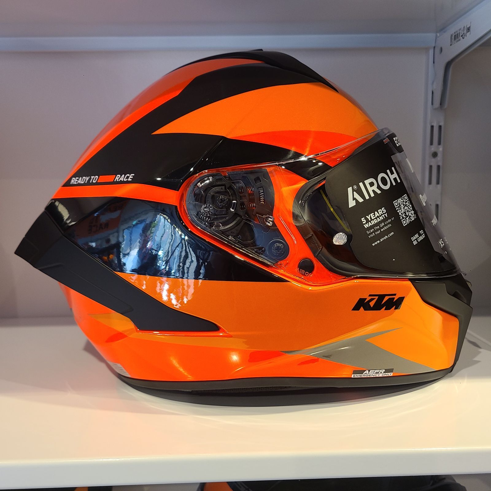 KTM MATRYX HELMET 軽量　フルフェイス　ヘルメット　Airoh　サイズ L サンバイザー付き　着脱式内装　Pinlock® Max Vision 防曇レンズ付属