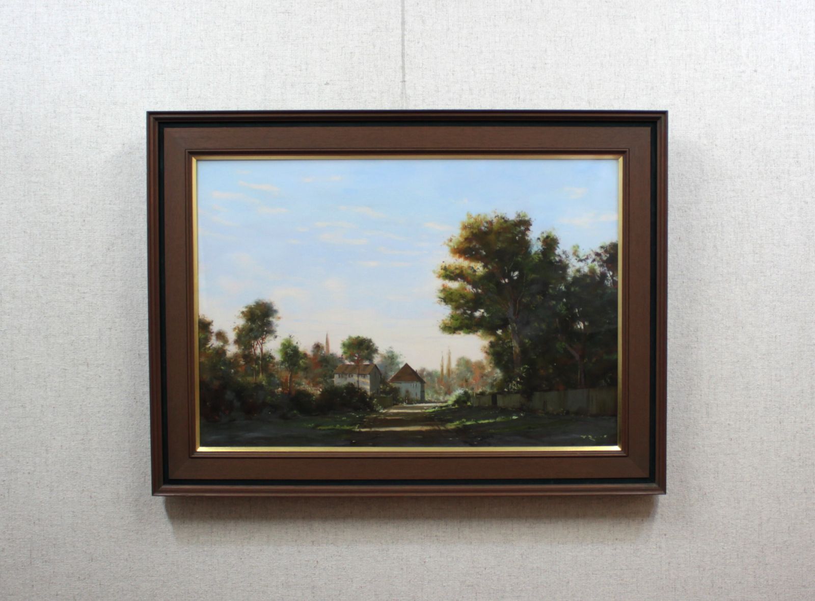 林 朝路『秋のバルビゾン』油彩画【真作保証】 絵画 林 朝路『秋のバルビゾン』油彩画【真作保証】 絵画 - メルカリ