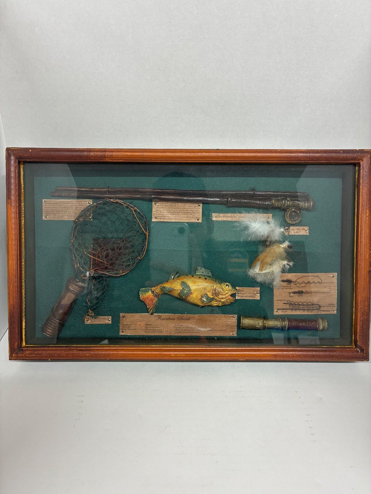 フライフィッシング 置物 アンティーク 割引 フライフィッシング