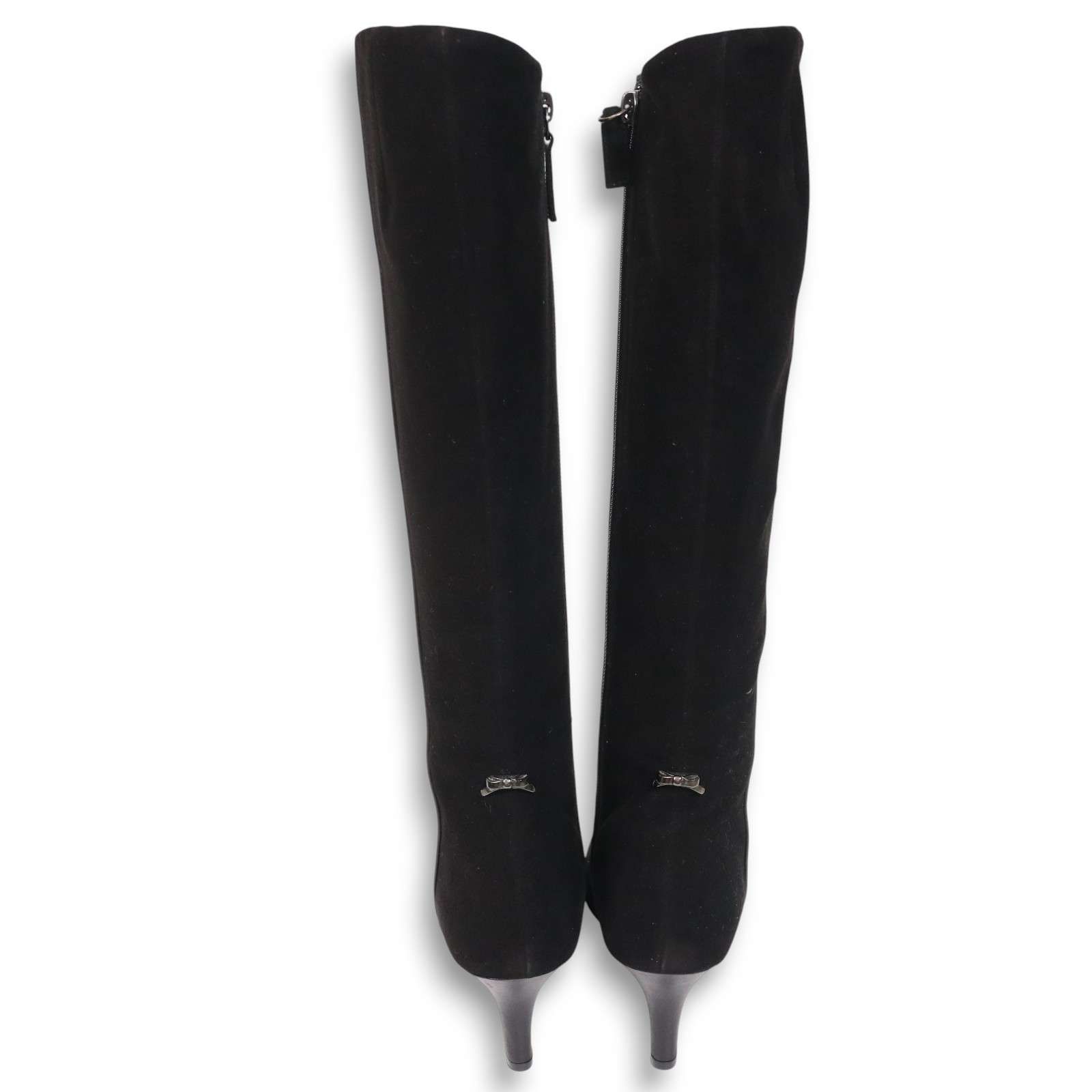 スエード ヒール