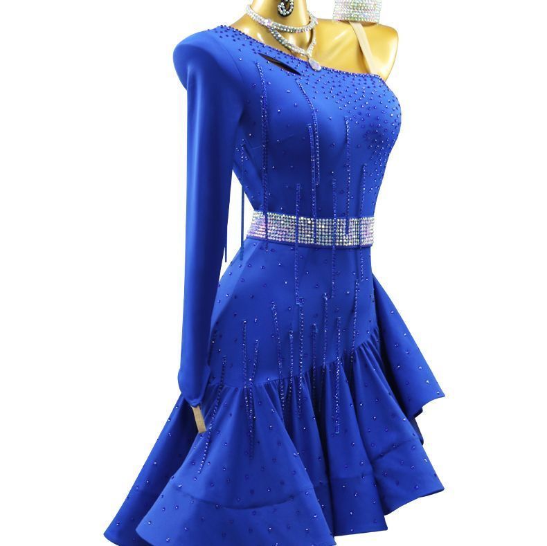 2025 感 社交ダンス ドレス レディース 競技用 舞台衣装 ステージ 演出服 パーティー 発表会 ラテン サンバ ルンバ チャチャ ワルツ タンゴ ダンスウェア P-11 LLC-HASEGAWATOSO_COM