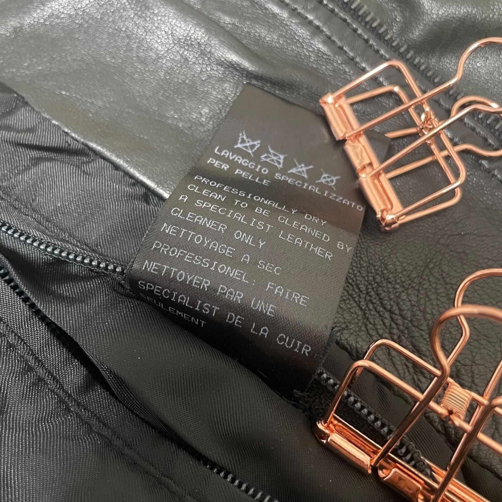 Neil Barrett シングルライダースジャケット BRE76 ブラック XS ニール 